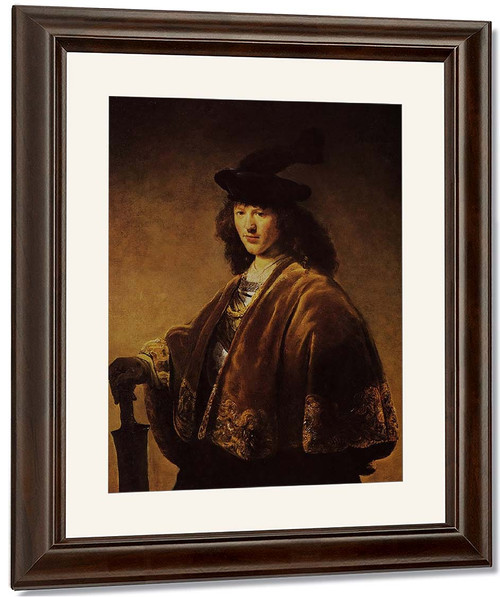 Young Man In A Fantasy Costume By Govaert Flinck