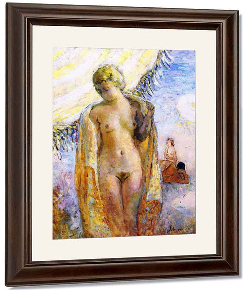 Young Woman At The Beach By Henri Lebasque By Henri Lebasque