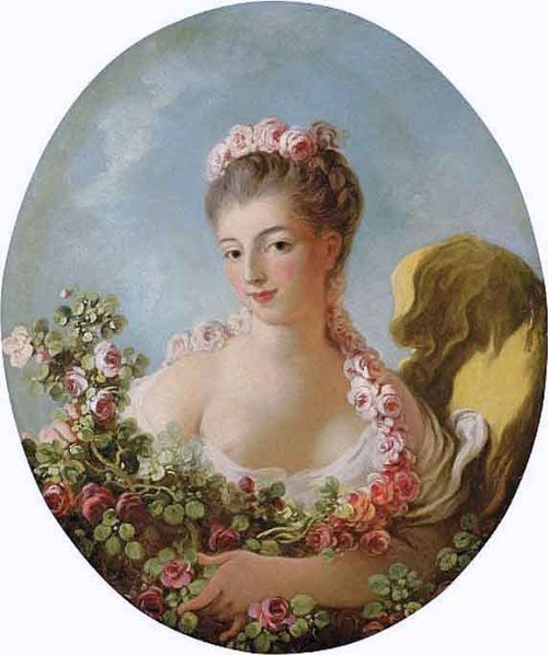 Young Woman With A Garland Of Roses By Jean Honore Fragonard By Jean Honore Fragonard Young Woman With A Garland Of Roses By Jean Honore Fragonard By Jean Honore Fragonard