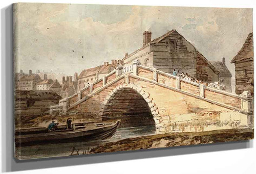 A Bridge At Lewes, Sussex By Joseph Mallord William Turner