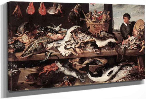 A Fishmonger's Stall By Frans Snyders