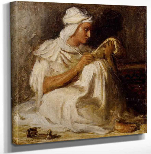 Taleb Seated By Theodore Chasseriau Art Reproduction