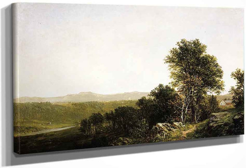 A Lush Summer Landscape By David Johnson