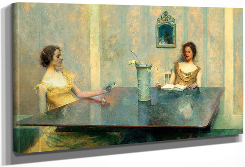 A Reading By Thomas Wilmer Dewing By Thomas Wilmer Dewing