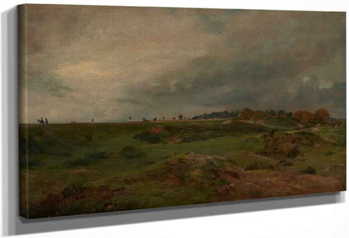 A River Scene With A Farmhouse Near The Water's Edge 4 By John Constable By John Constable