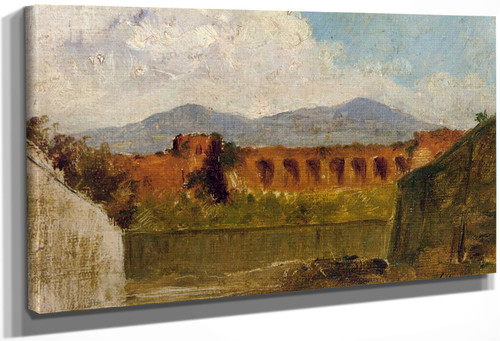 A Roman Aqueduct By Giuseppe De Nittis By Giuseppe De Nittis