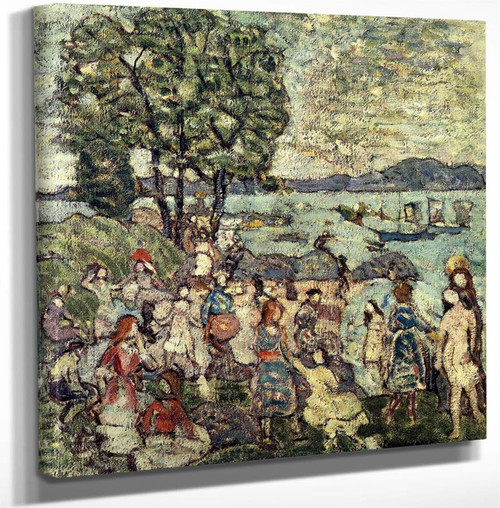 The Bathing Cove By Maurice Prendergast Art Reproduction