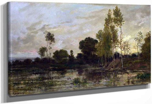 Alders By Charles Francois Daubigny By Charles Francois Daubigny