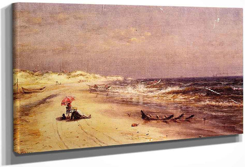 An Afternoon At The Beach By Edward Lamson Henry By Edward Lamson Henry