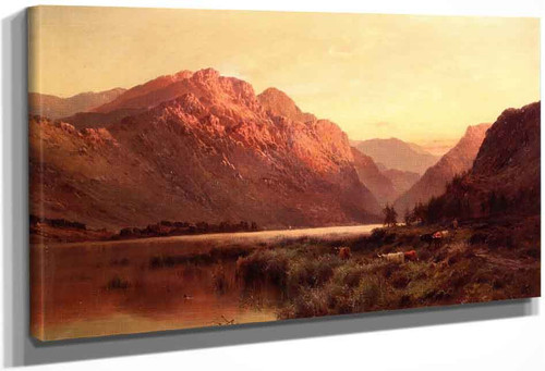An Amberdeenshire Lake By Alfred De Breanski, Sr.