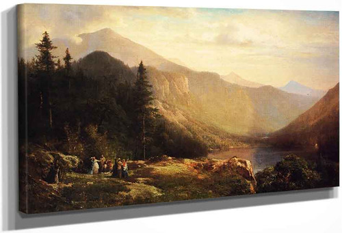An Artist's View Of Mt. Lafayette By Thomas Hill By Thomas Hill