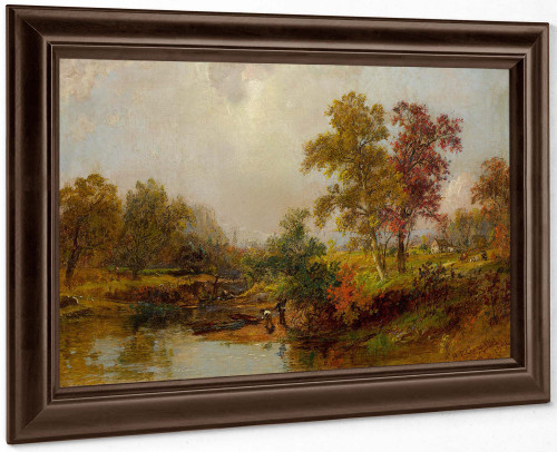 An October Day by Jasper Francis Cropsey