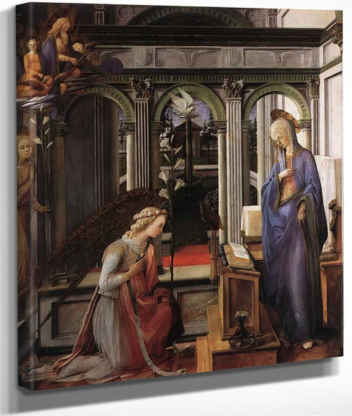 Annunciation By Fra Filippo Lippi