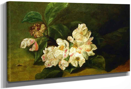 Apple Blossoms On A Ledge By Charles Ethan Porter