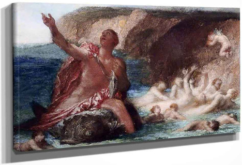 Arion Saved By The Dolphin By George Frederic Watts English 1817 1904