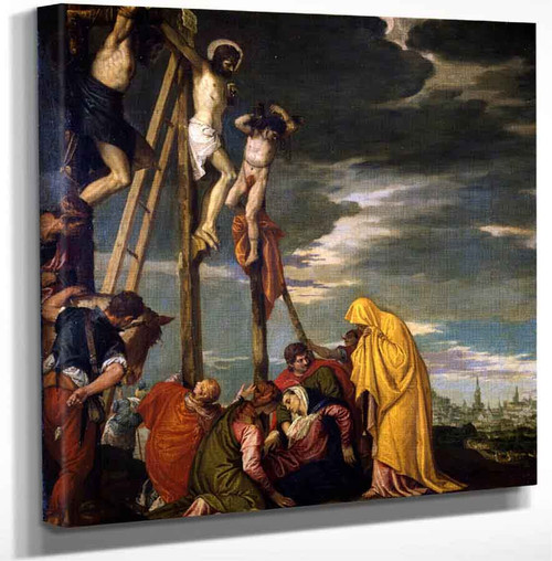 The Crucifiction By Paolo Veronese Art Reproduction