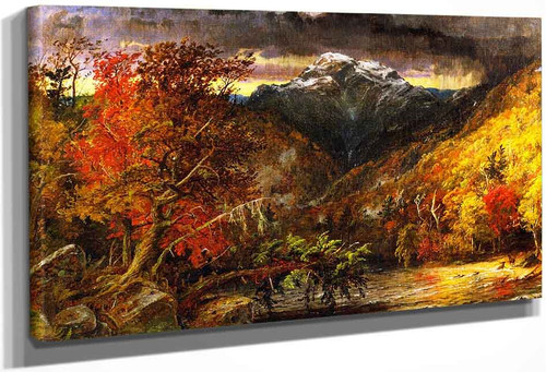 Autumn In America By Jasper Francis Cropsey(American, 1823 1900) By Jasper Francis Cropsey(American, 1823 1900)