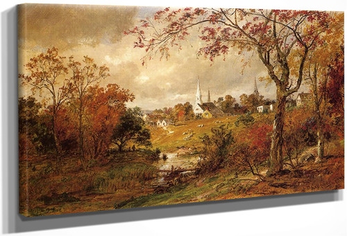 Autumn Landscape Saugerties, New York By Jasper Francis Cropsey By Jasper Francis Cropsey