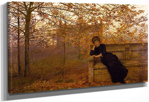 Autumn Regrets By John Atkinson Grimshaw By John Atkinson Grimshaw