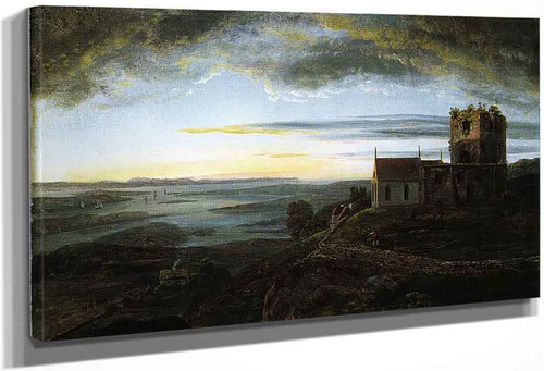 Avaldsnes Church1 By Johan Christian Dahl By Johan Christian Dahl