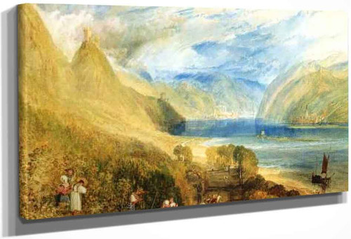 Baccharach On The Rhine By Joseph Mallord William Turner