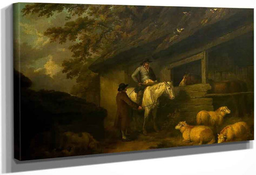 Bargaining For Sheep By George Morland