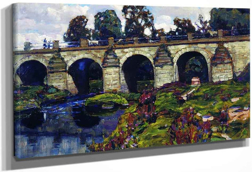 Bridge Across The Yauza River By Apollinari Vasnetsov Bridge Across The Yauza River By Apollinari Vasnetsov