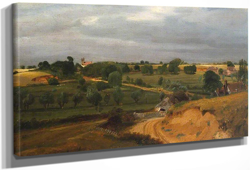 Brightwell Church And Village By John Constable By John Constable