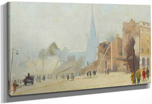 Broadgate, Coventry After A Raid, November 1940 By Ernest Townsend