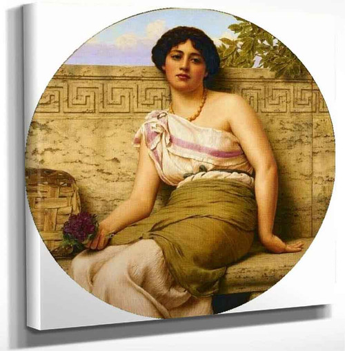 The Last Bunch By John William Godward Art Reproduction