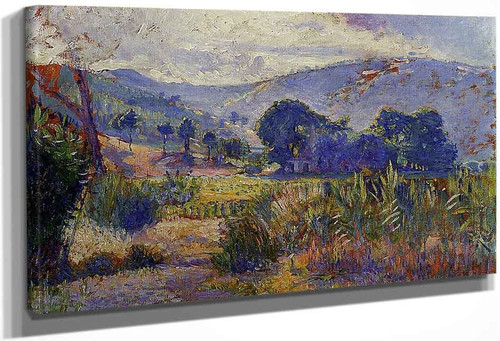 Cabasson Landscape By Henri Edmond Cross By Henri Edmond Cross