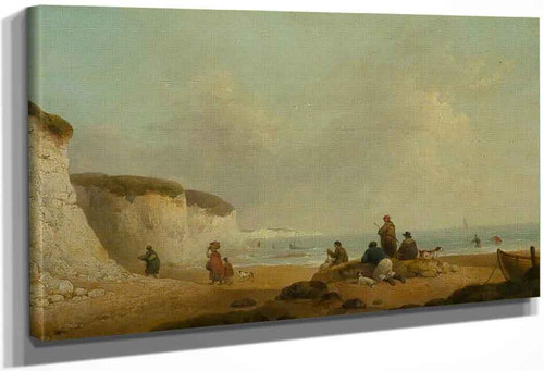 Calm Off The Coast Of The Isle Of Wight By George Morland