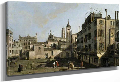 Campo San Stin, Venice By Bernardo Bellotto