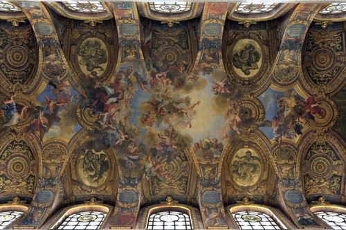 Ceiling Of Versailles Chapel God The Father In Glory By Antoine Coypel Ii By Antoine Coypel Ii