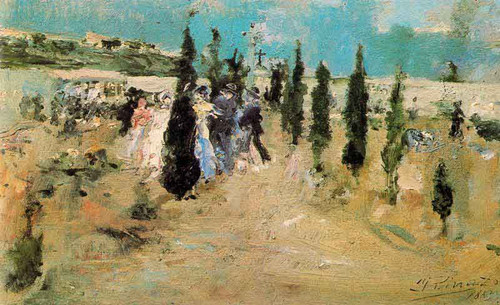 Cemetery Road By Ignacio Pinazo Camarlench By Ignacio Pinazo Camarlench