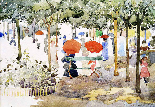 Central Park2 By Maurice Prendergast Central Park2 By Maurice Prendergast