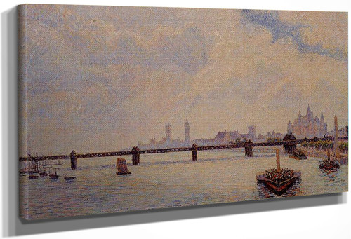 Charing Cross Bridge, London By Camille Pissarro