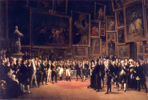 Charles X Distributing Awards At The Salon Of 1824 By Jean Auguste Dominique Ingres By Jean Auguste Dominique Ingres