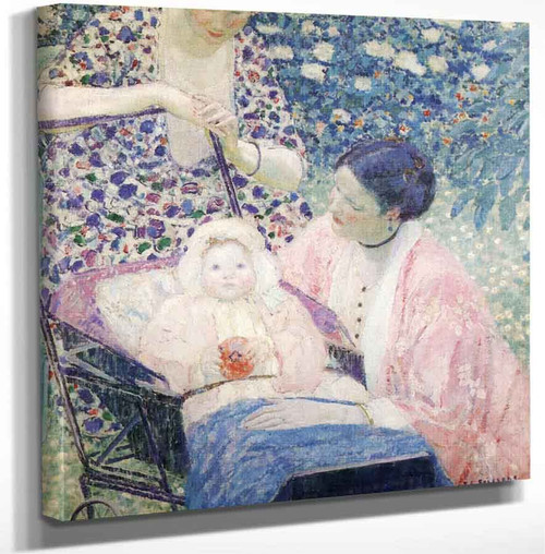 The Mother By Frederick Carl Frieseke Art Reproduction