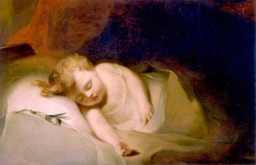 Child Asleep By Thomas Sully