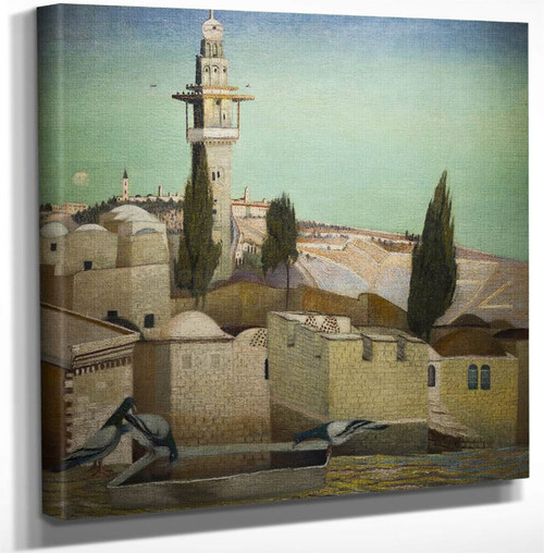 The Mount Of Olives In Jerusalem By Tivadar Csontvary Kosztka Art Reproduction