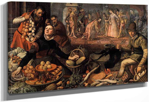 Christ And The Adulteress1 By Pieter Aertsen By Pieter Aertsen
