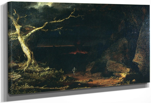 Christian On The Borders Of The Valley Of The Shadow Of Death, Pilgrim's Progress By Frederic Edwin Church By Frederic Edwin Church
