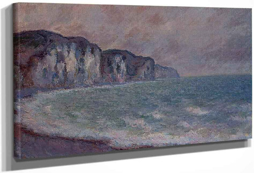 Cliff At Pourville1 By Claude Oscar Monet