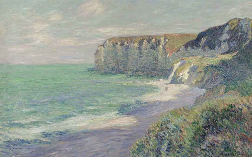 Cliffs At Saint Jouin 1 By Gustave Loiseau By Gustave Loiseau