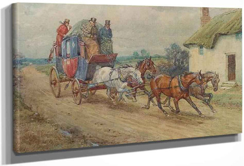 Coaching Scene By George Goodwin Kilburne By George Goodwin Kilburne