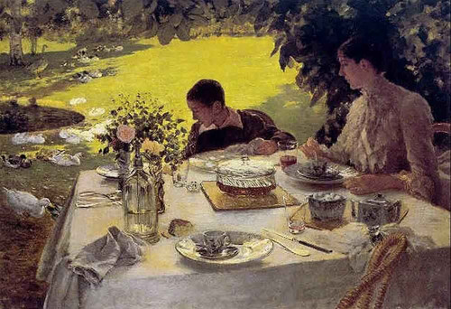 Colazione In Giardino By Giuseppe De Nittis By Giuseppe De Nittis