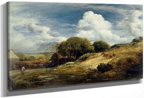 Collins's Farm, North End, Hampstead, London By John Linnell By John Linnell