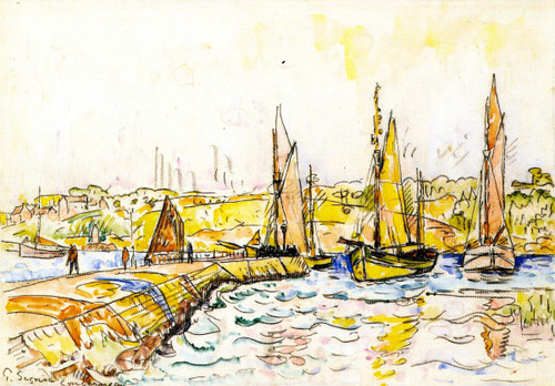 Concarneau2 By Paul Signac