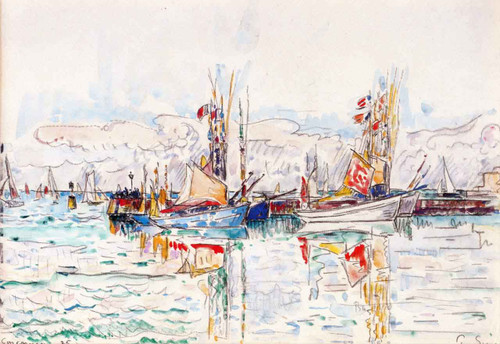 Concarneau5 By Paul Signac